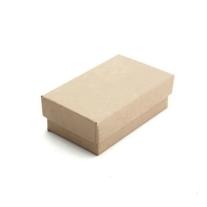 Natural Kraft - Jewelry Box - 3-5/8 x 2-5/8 x 1-1/4"