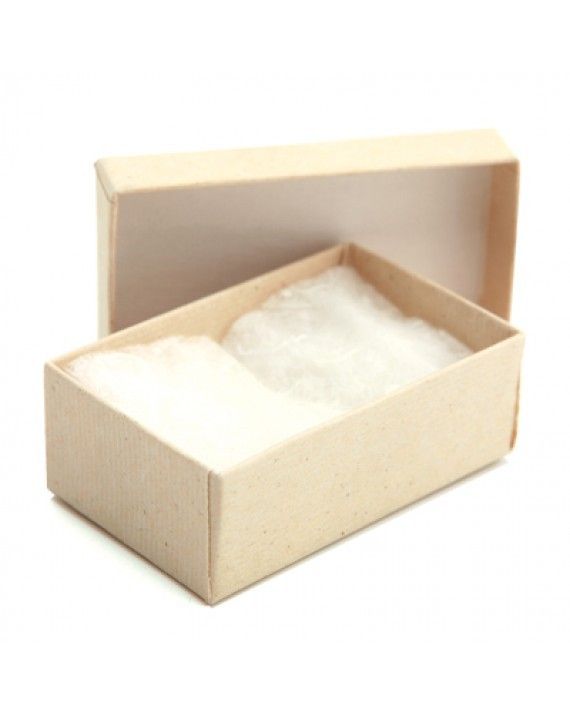 Matte Oatmeal Groove - Jewelry Box - 1-3/4 x 1-1/8 x 5/8"