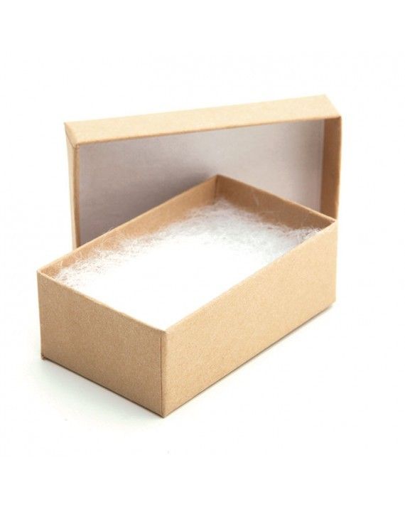 Brown Kraft - Jewelry Box - 1-3/4 x 1-1/8 x 5/8"