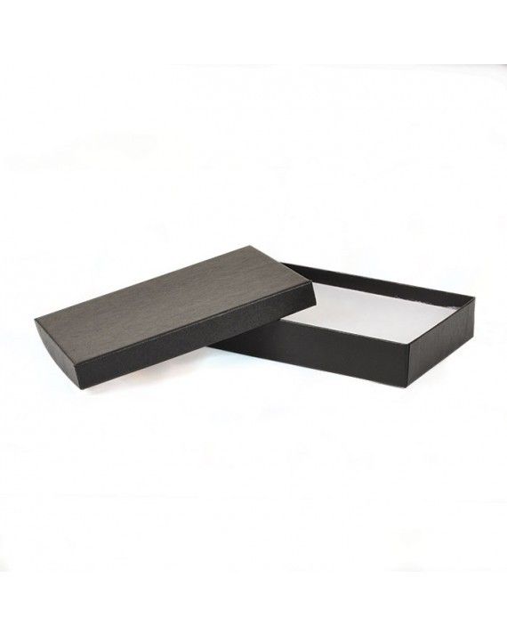Gloss Black Embossed - Jewelry Box - 5-7/16 x 3-1/2 x 1"