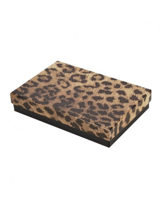 Glossy Leopard - Jewelry Box - 5-7/16 x 3-1/2 x 1"