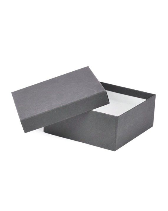 Kraft Grey - Jewelry Box - 3-1/2 x 3-1/2 x 1-1/2"
