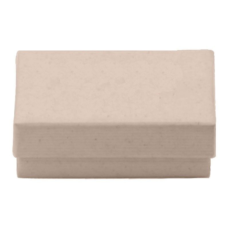 Matte Oatmeal Groove - Jewelry Box - 2-1/2 x 1-1/2 x 7/8"