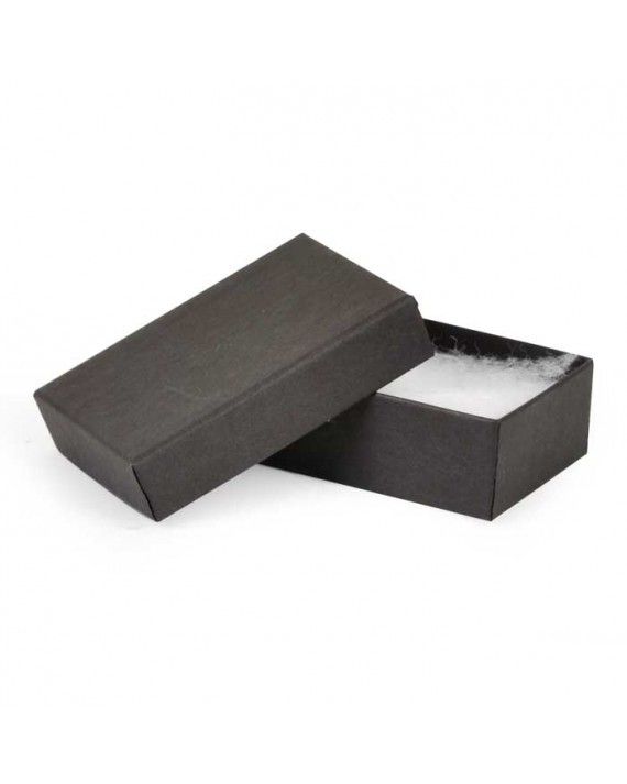 Matte Black Onyx - Jewelry Box - 2-1/2 x 1-1/2 x 7/8"