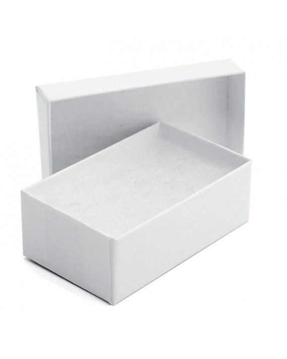 White Krome - Jewelry Box - 2-1/2 x 1-1/2 x 7/8"