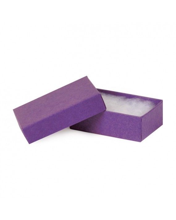Matte Deep Purple - Jewelry Box - 2-1/2 x 1-1/2 x 7/8"