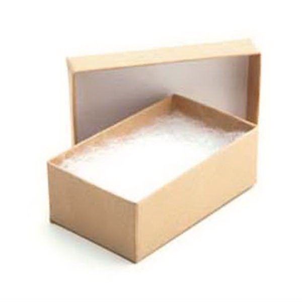 Brown Kraft - Jewelry Box - 3-5/8 x 2-5/8 x 3/4"