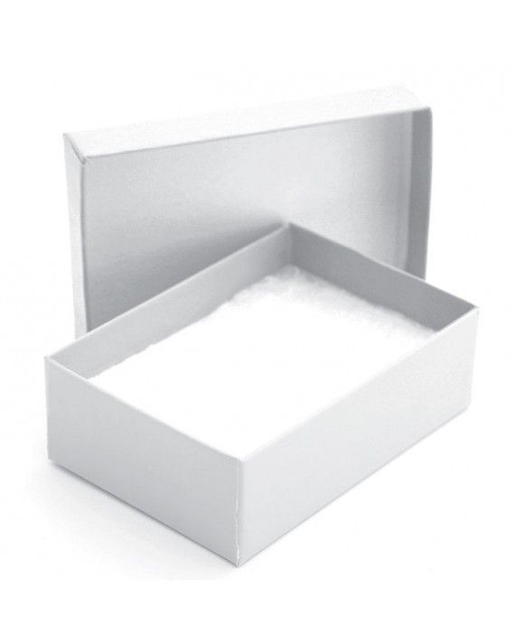 White Krome - Jewelry Box - 3-1/16 x 2-1/8 x 1"