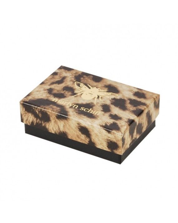 Glossy Leopard - Jewelry Box - 2-7/16 x 1-5/8 x 13/16"