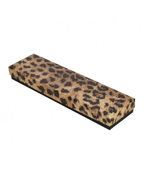 Glossy Leopard - Jewelry Box - 8 x 2 x 7/8"