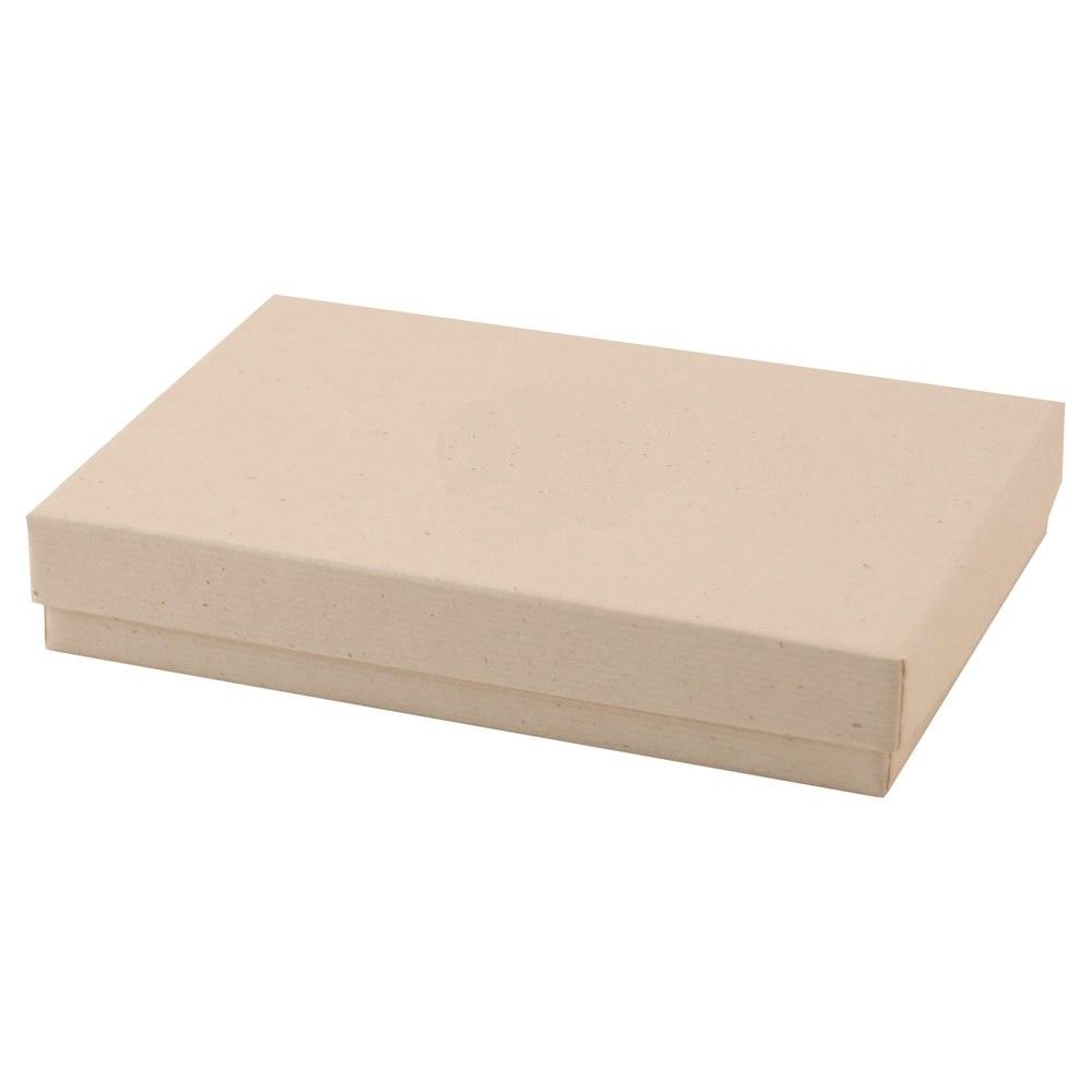 Matte Oatmeal Groove - Jewelry Box - 5-1/4 x 3-3/4 x 7/8"