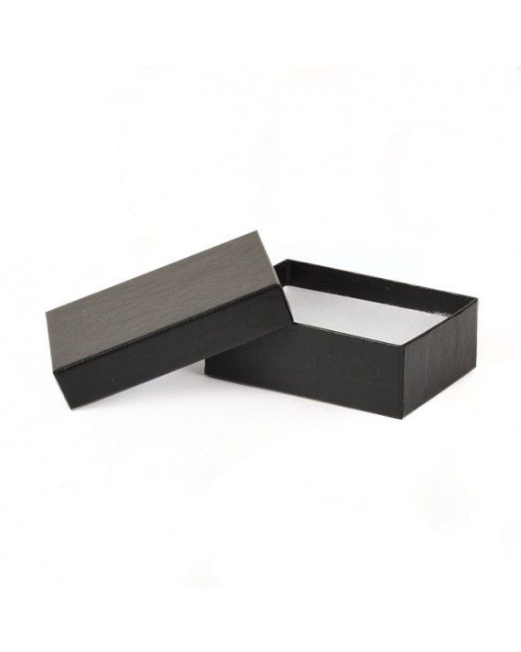 Gloss Black Embossed - Jewelry Box - 3 x 2-1/8 x 1"