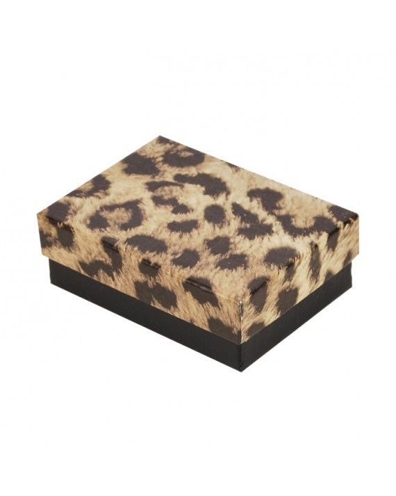 Glossy Leopard - Jewelry Box - 3 x 2-1/8 x 1"