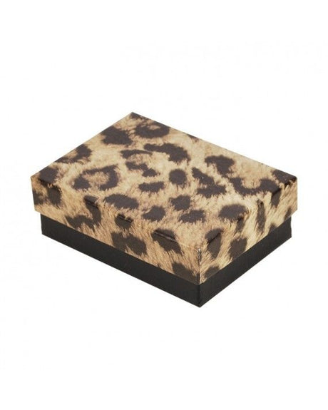 Glossy Leopard - Jewelry Box - 3 x 2-1/8 x 1"