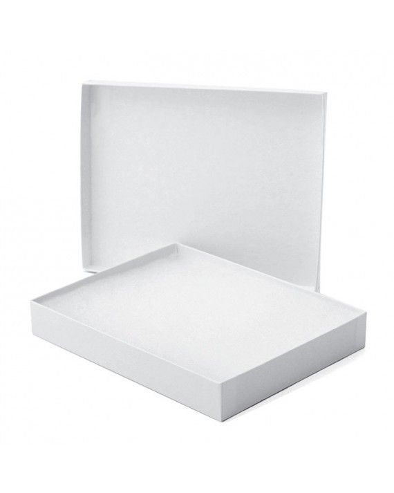 White Krome - Jewelry Box - 6 x 5 x 1"