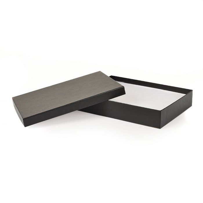 Gloss Black Embossed - Jewelry Box - 7 x 5 x 1-1/4"