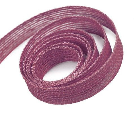 Burgundy - Jute Ribbon - 5/8" x 100 Yards