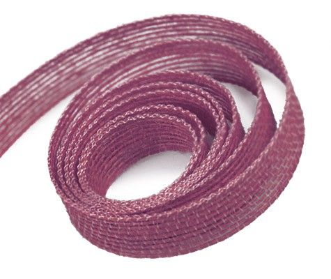 Burgundy - Jute Ribbon - 5/8" x 25 Yards