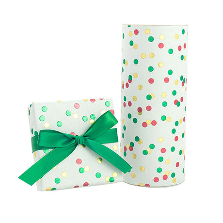 Christmas Confetti - Gift Wrap - Jeweler's Gift Wrap Roll (7-3/8" x 100 ft.)