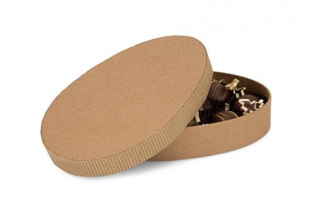 Natural Kraft - Egg Shape Box - 6 x 4-1/8 x 1-1/8"