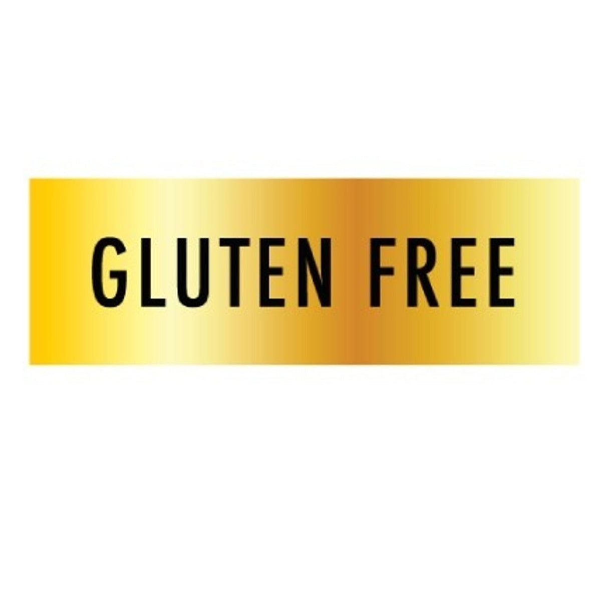 Gluten Free - Label - 1-1/2 x 1-1/2"