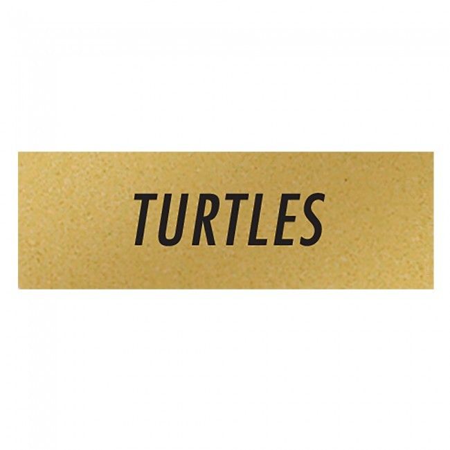 Turtles (Gold/Black) - Label - 1-1/2 x 1/2"