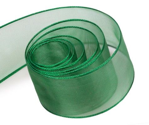 Forest Green - Lavish (Wired Edge) Ribbon - 2-1/4" x 50 Yards