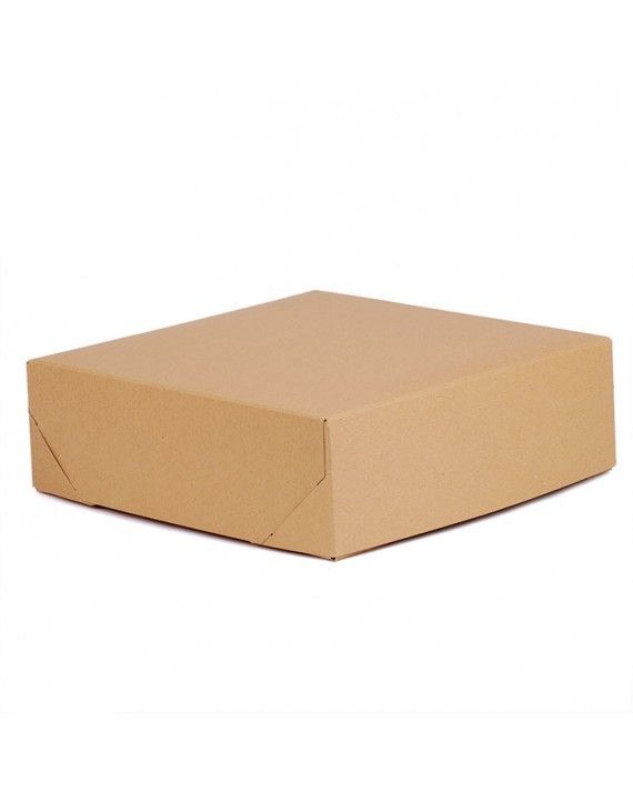 Natural Kraft - 2 Piece Lock Corner Box - 11-1/4 x 8-1/2 x 2" (Lock Corner)