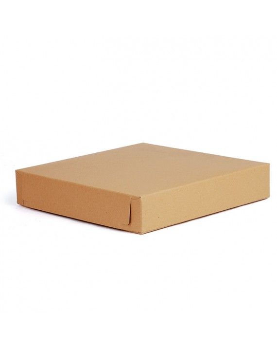 Natural Kraft - 2 Piece Lock Corner Box - 12 x 12 x 2-1/2" (Lock Corner)