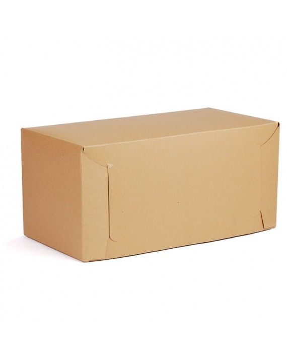 Natural Kraft - 2 Piece Lock Corner Box - 17 x 8 x 8" (Paige Lock)