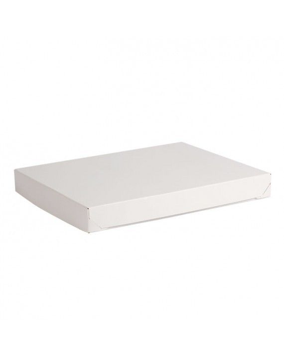 White - 2 Piece Lock Corner Box - 18 x 14 x 2" (Lock Corner)