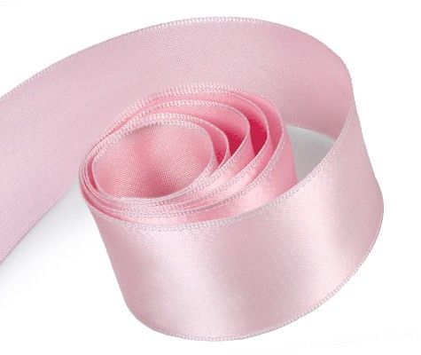 Pink - Luscious Satin (Wired Edge) Ribbon - 1-1/2" x 50 Yards