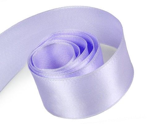 Light Orchid - Luscious Satin (Wired Edge) Ribbon - 1-1/2" x 50 Yards