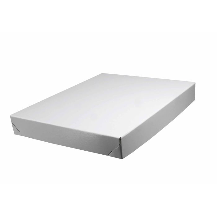 White - 2 Piece Lock Corner Box - 10 x 8 x 1-1/4" (Lock Corner)