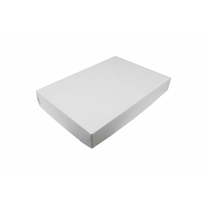 White - 2 Piece Lock Corner Box - 15 x 10 x 2" (Lock Corner)