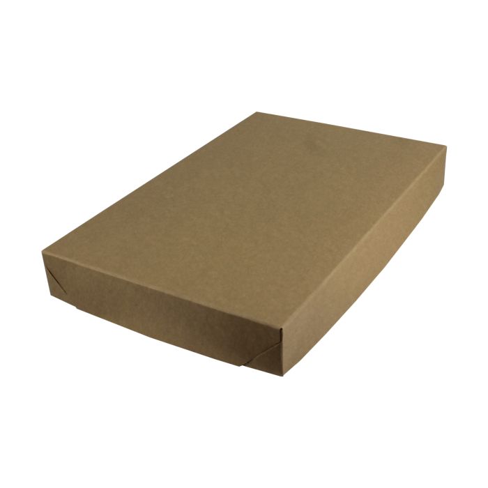 Natural Kraft - 2 Piece Lock Corner Box - 15 x 10 x 2" (Lock Corner)
