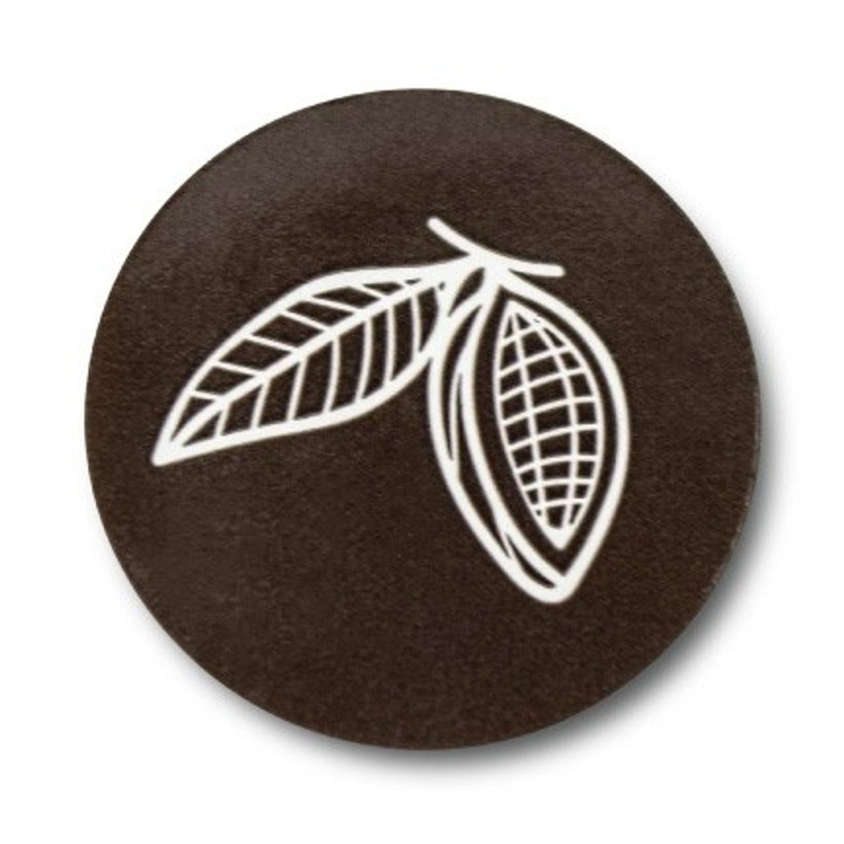 Brown/Cocoa Pod - Decorative Label - 1" (Dia)