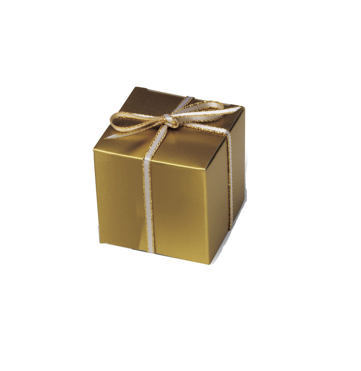 Gold - Truffle Box - 2 x 2 x 2"