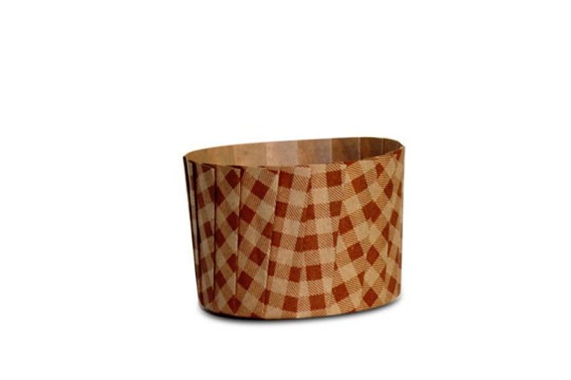 Check - Pleated Muffin Cup - (6.8 oz) 2.3 Dia. x 2.0" H