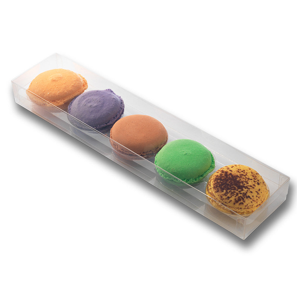 Clear - Oreo / Macaron Box - (5 Pc.) 2 x 11 x 1"