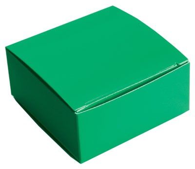 Kelly Green - Maxi Truffle Candy Box - 2-1/2 x 2-1/2 x 1-1/8"