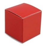 Red - Truffle Box - 1-1/2 x 1-1/2 x 1-1/2"