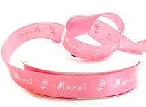 Merci - Greeting Ribbon - 5/8" x 25 Yards