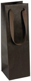 Eastside Espresso - Twill Ribbon Handle Gift Bag - 4-1/2 x 4-1/2 x 15"