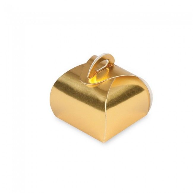 Bright Gold - Single Truffle Tote - 1-1/2 x 1-1/2 x 1-1/4"
