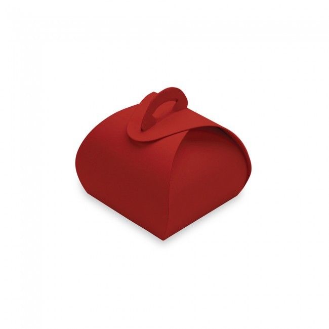 Red - Single Truffle Tote - 1-1/2 x 1-1/2 x 1-1/4"
