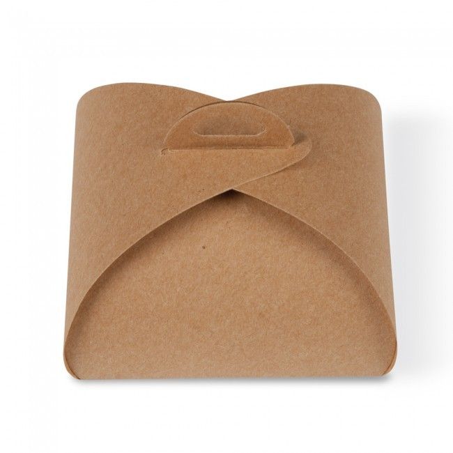 Kraft - Four Truffle Tote - 3 x 3 x 1-5/8"