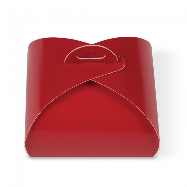 Red - Four Truffle Tote - 3 x 3 x 1-5/8"