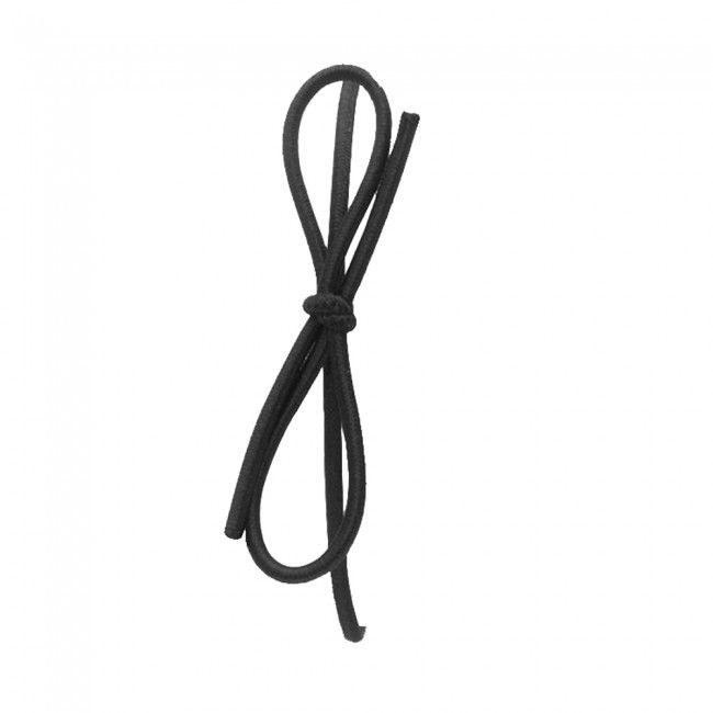 Matte Black - Pre Tied Stretch Loop - 19" Loop (28" untied)