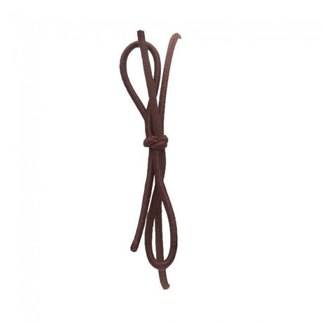 Matte Brown - Pre Tied Stretch Loop - 19" Loop (28" untied)